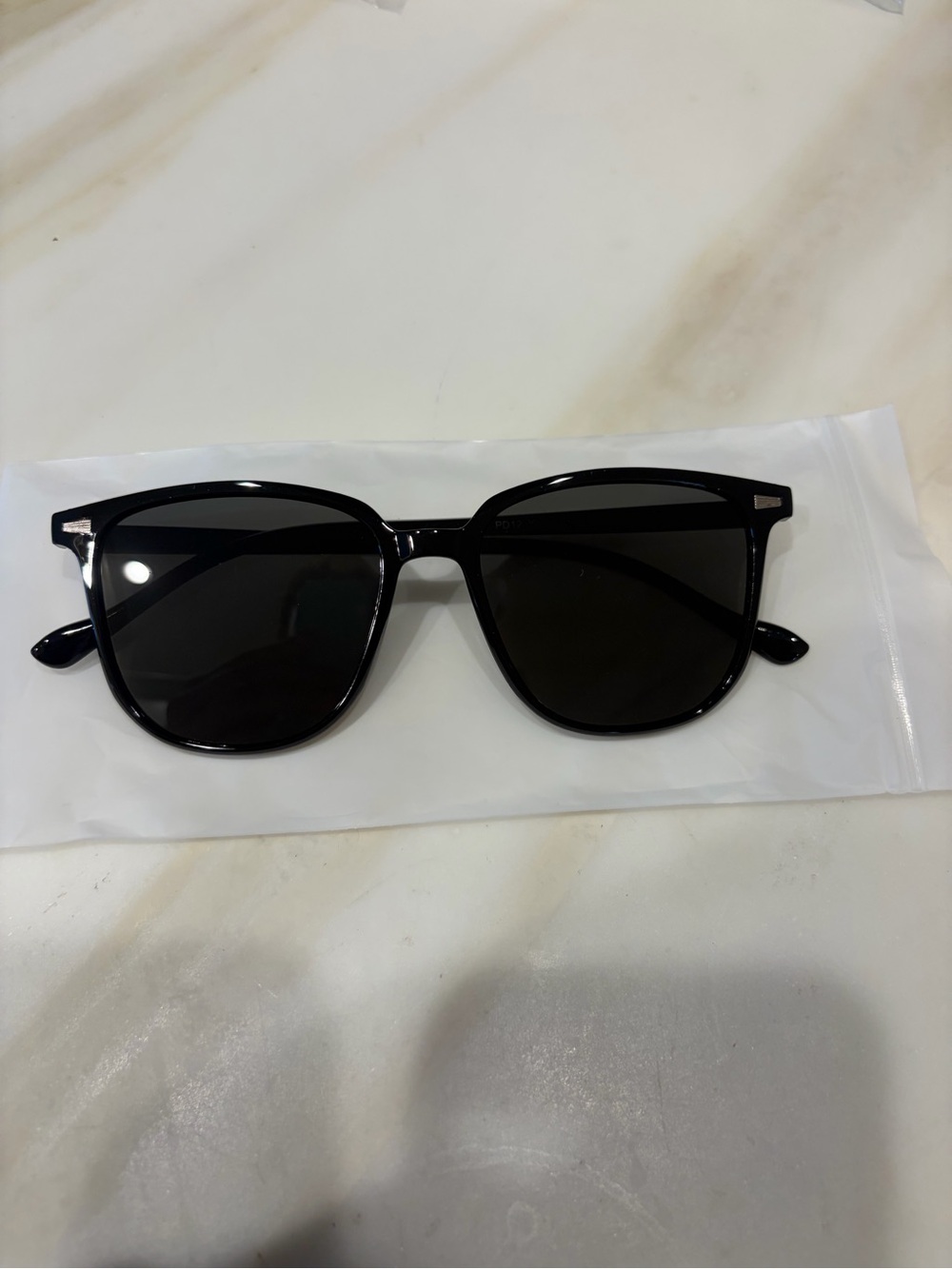 Classic Black Square Sunglasses